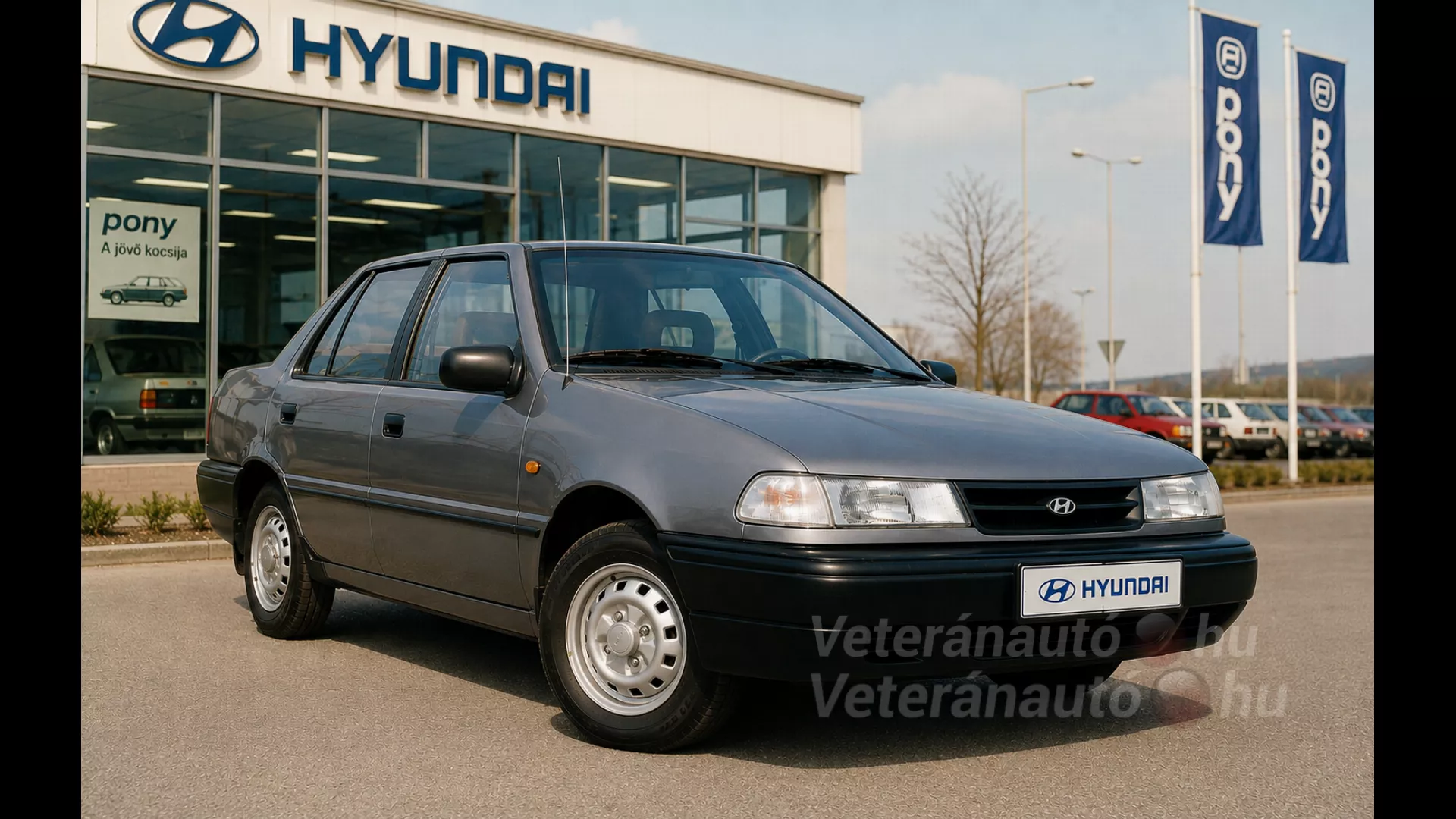 HYUNDAI PONY 1.5i GLS EZ A PONY PONT MINT AZ ÚJ CSAK OT-VÁ ÉRETT